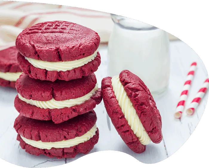 red velvet cookies