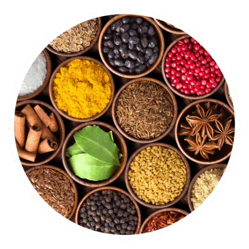 natural raw food coloring materials, spices