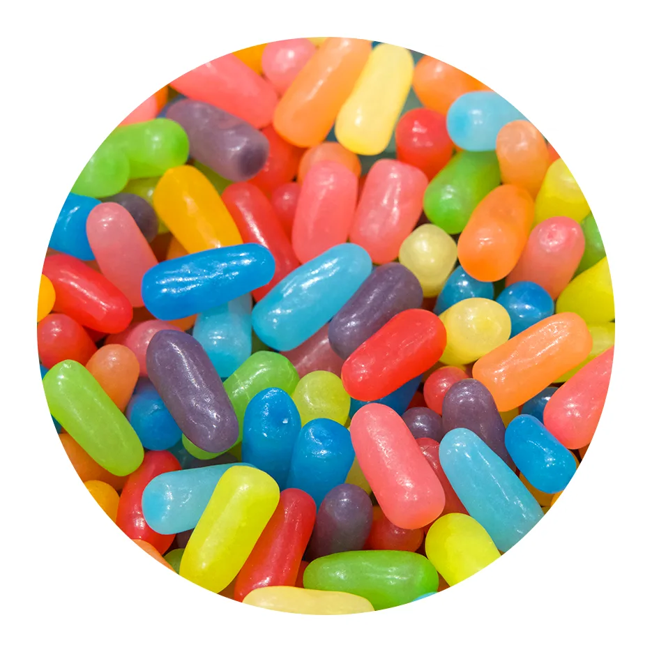 multicolored jellybeans