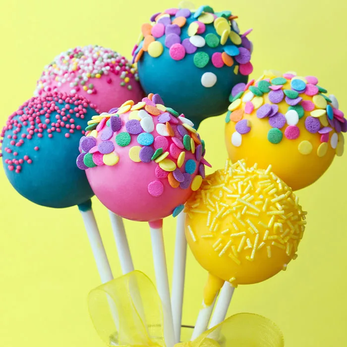 sprinkle cake pops