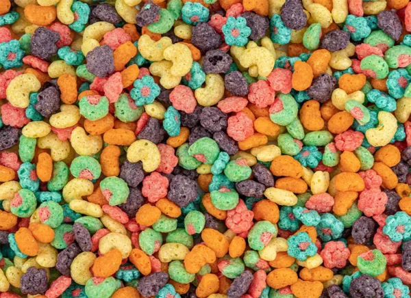 colorful cereal