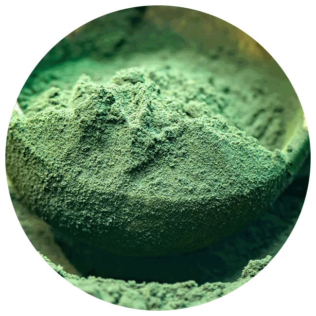 green powder