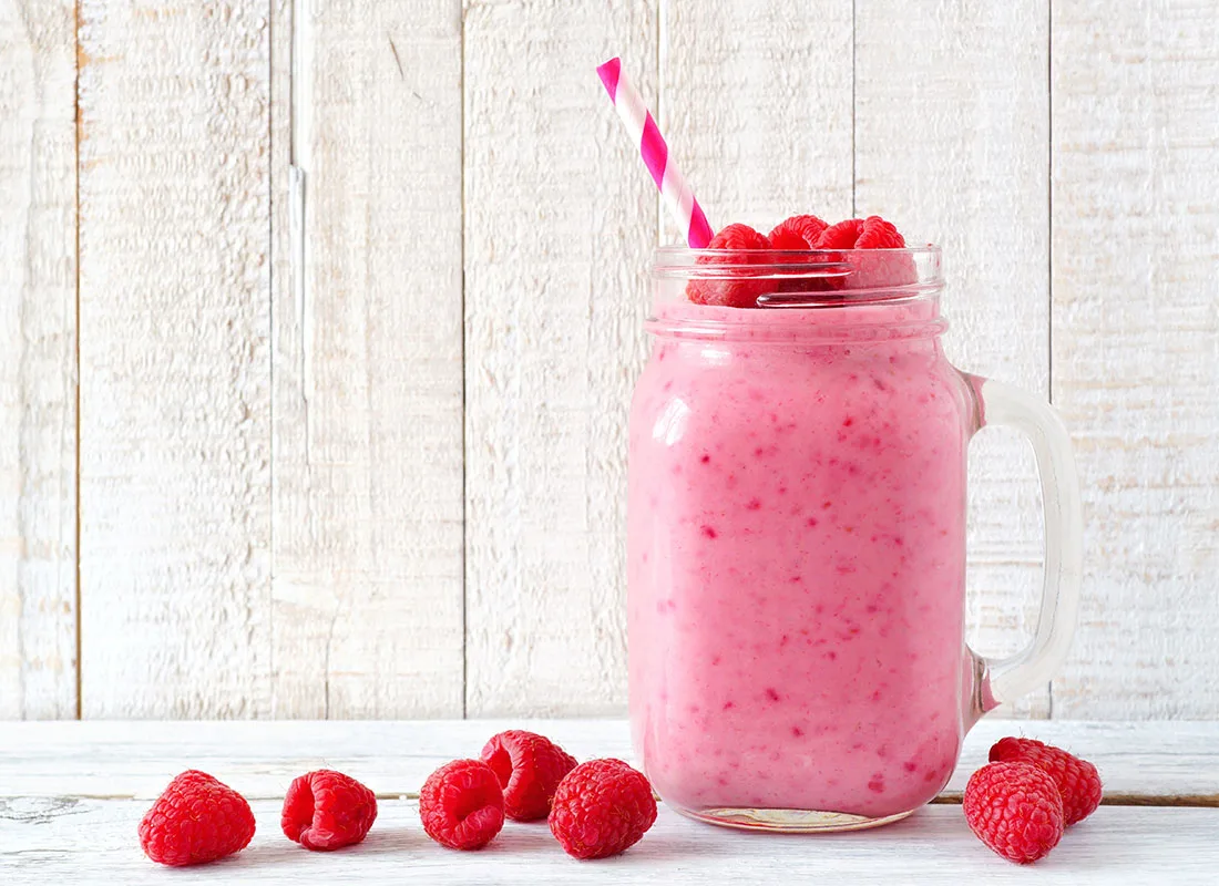 pink smoothie