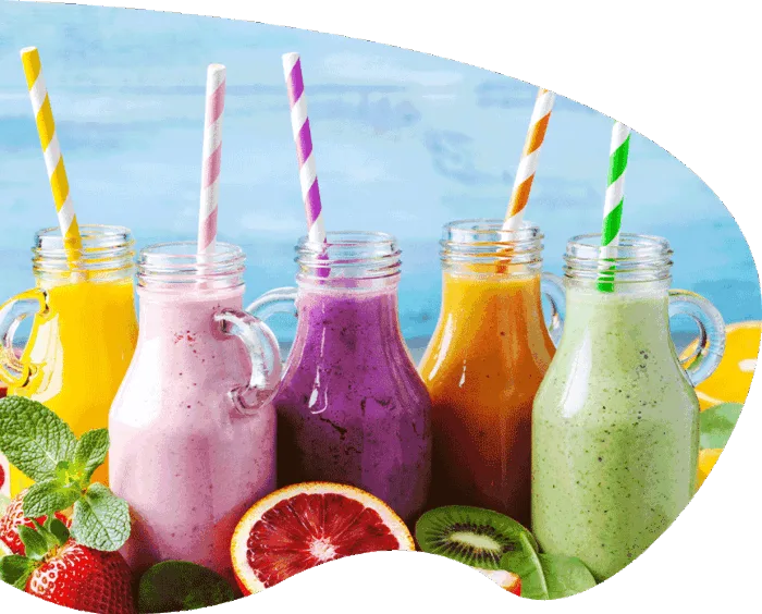 rainbow smoothies