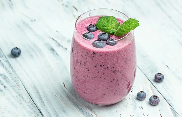 blueberry smoothie