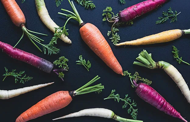 assorted carrots