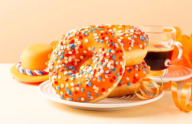 orange donut
