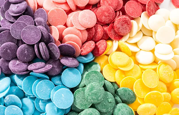 rainbow panned chocolate