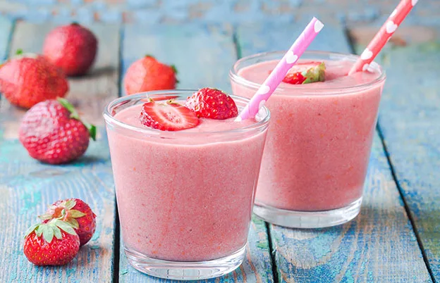 strawberry smoothies