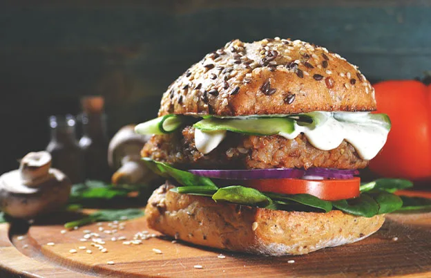 veggie burger