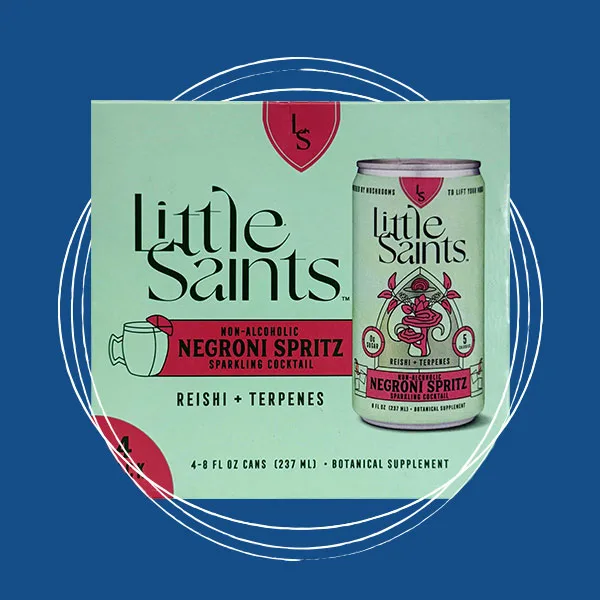 Non-Alcoholic Negroni Spritz Sparkling Cocktail